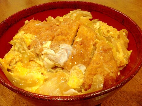 スーパーの豚カツでお手軽に！カツ丼